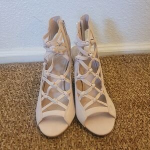 Vince Camuto Blush Strappy Heels